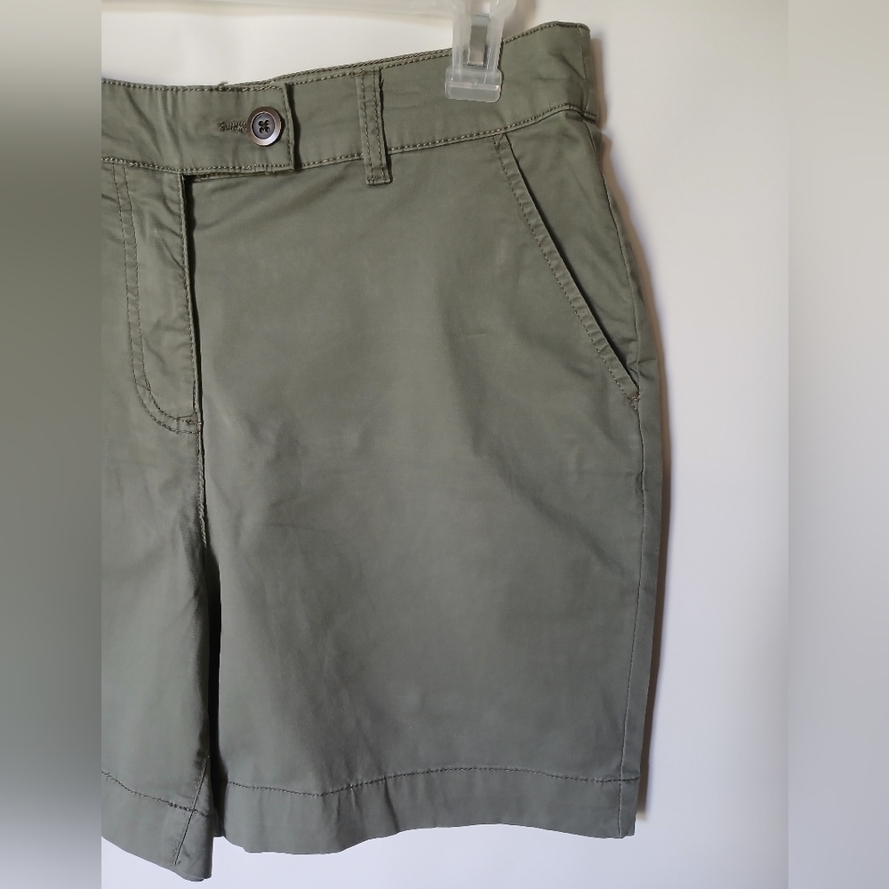 Kim Kim Rogers Womens Shorts Size 12 Color Army Green - Picture 5 of 9